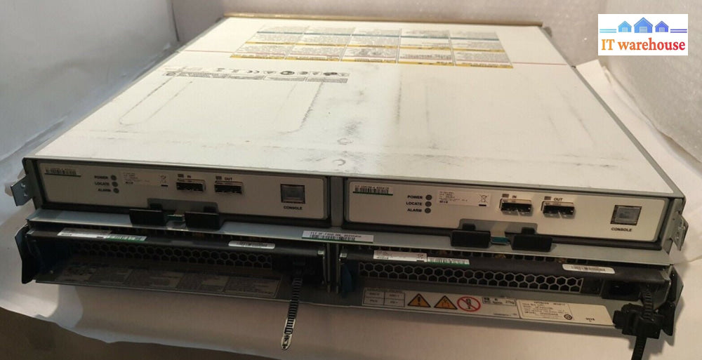 - Hitachi DF-F850-DBL Drive Box 2U 12x Drive Chassis W/Controller + PSU (NO HDD)