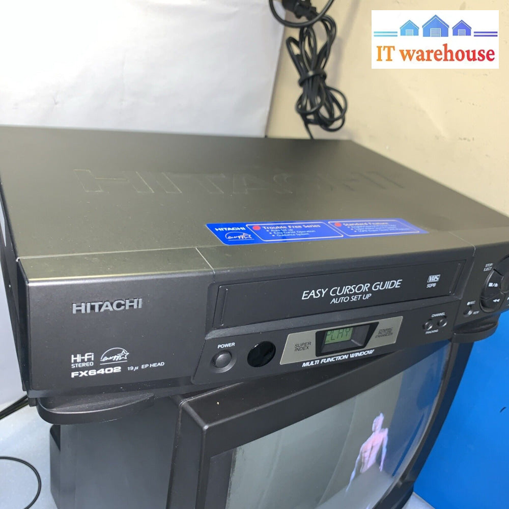 Hitachi Hi-Fi Stereo Vhs Player Fxb402