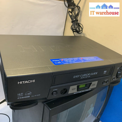Hitachi Hi-Fi Stereo Vhs Player Fxb402