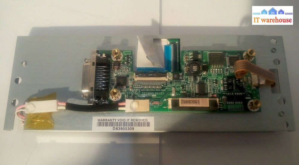 - Hitachi TX16D11VM2CCA TFT LCD Screen W/ ARISTOCRAT INTERFACE CARD