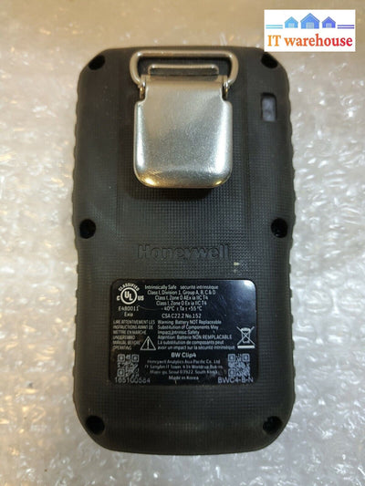 - Honeywell BW Clip 4 Personal Gas monitor (EXPIRY,FOR PARTS)