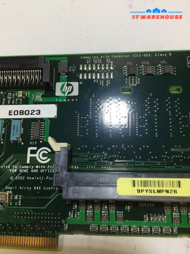- HP 011815-001 Smart Array 642 PCI-X133 SCSI RAID Controller Card   305415-001