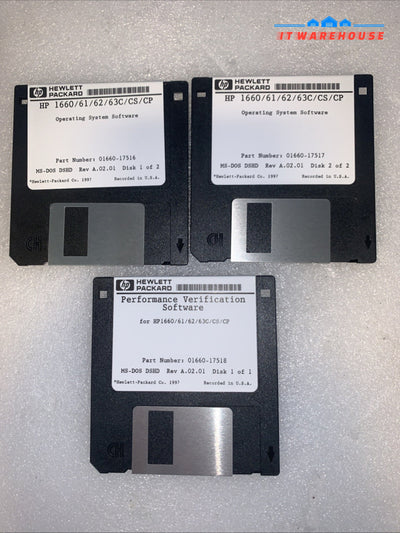 HP 01660-17516 1660/61/62/63C/CS/CP Operating System Software