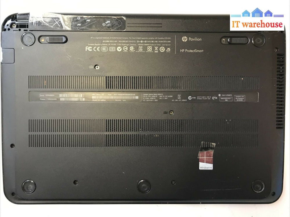 HP 14-b005sa 14"Laptop Intel  i3-3217U 1.8GHz NO RAM/HDD For parts (as is)
