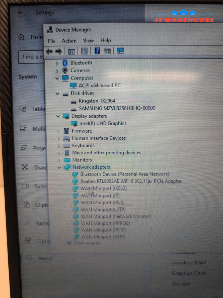  HP 14-dq3020ca 14" Laptop Celeron N4500 CPU /8GB RAM /256GB SSD/Win10 -