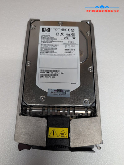  HP 146.8 GB 15K wide ultra320 SCSI server HDD ST3146855LC BF1468B26B +caddy -