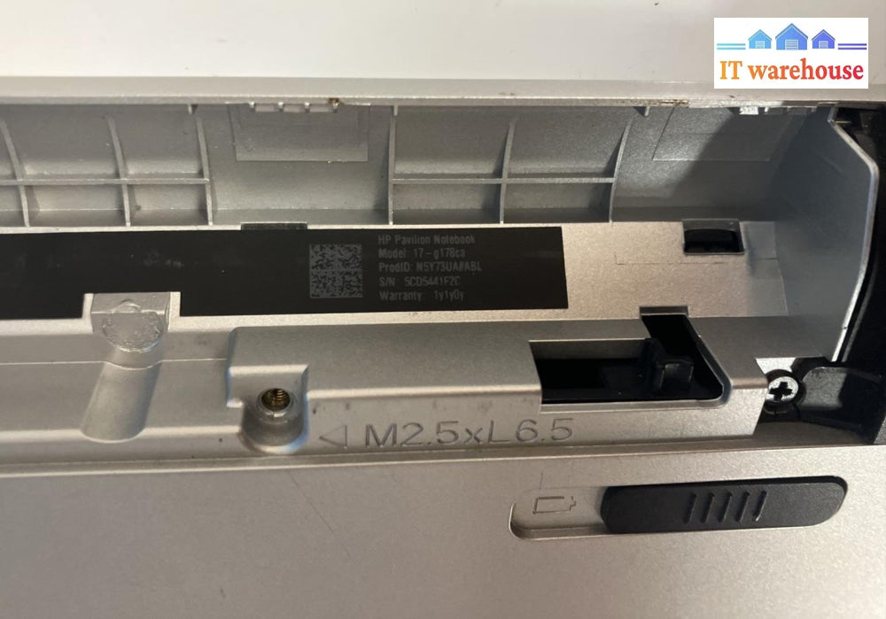 Hp 17-G178Ca 17.3’ Laptop Intel Core I5-6200U No Ram Hdd (For Parts Read) ~