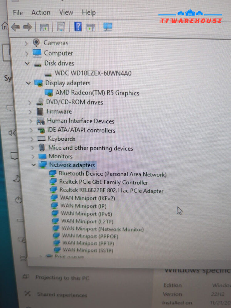 HP 22’’ All-in-One Desktop PC AMD A9-9425 RADEON R5/8GB RAM/ 1TB HDD/Win10