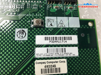Hp 249933-001 ML350 G2 Feature Board SCSI VGA Lan Card @@@