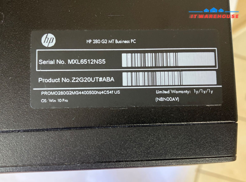 HP 280 G2 Desktop Pentium G4400 3.2GHz, 8GB RAM, 256GB SSD + 500GB HDD, Win 11 ~