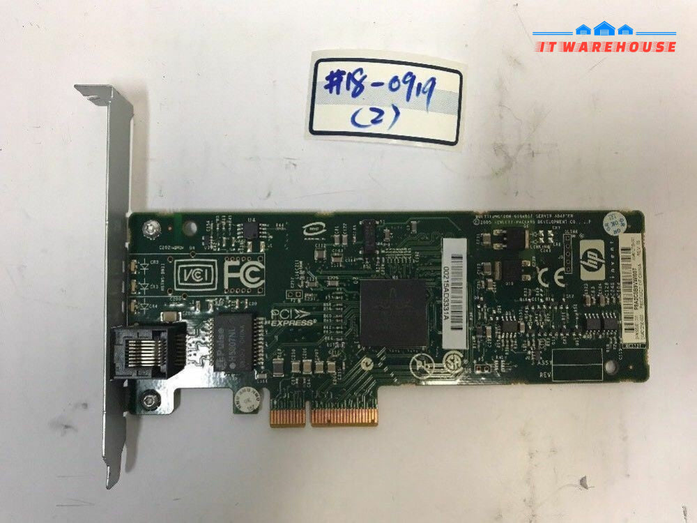  HP 395861-001 Gigabit Server Network Adapter PCI-E NIC 012789-001