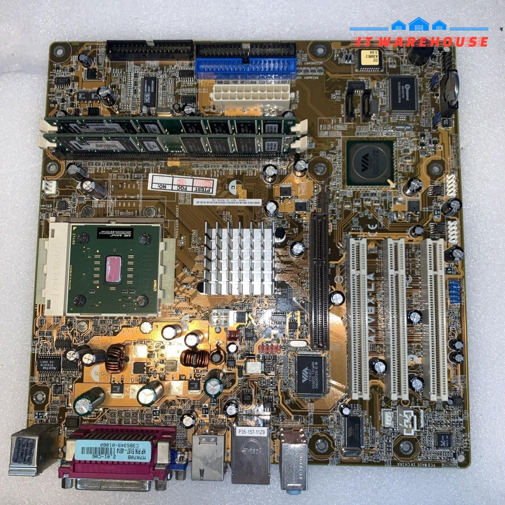 HP 5187 ASUS A7V8X-LA MOTHERBOARD + AMD ATHLON 3.0GHZ AXDA3000DKV4D CPU +2GB Ram