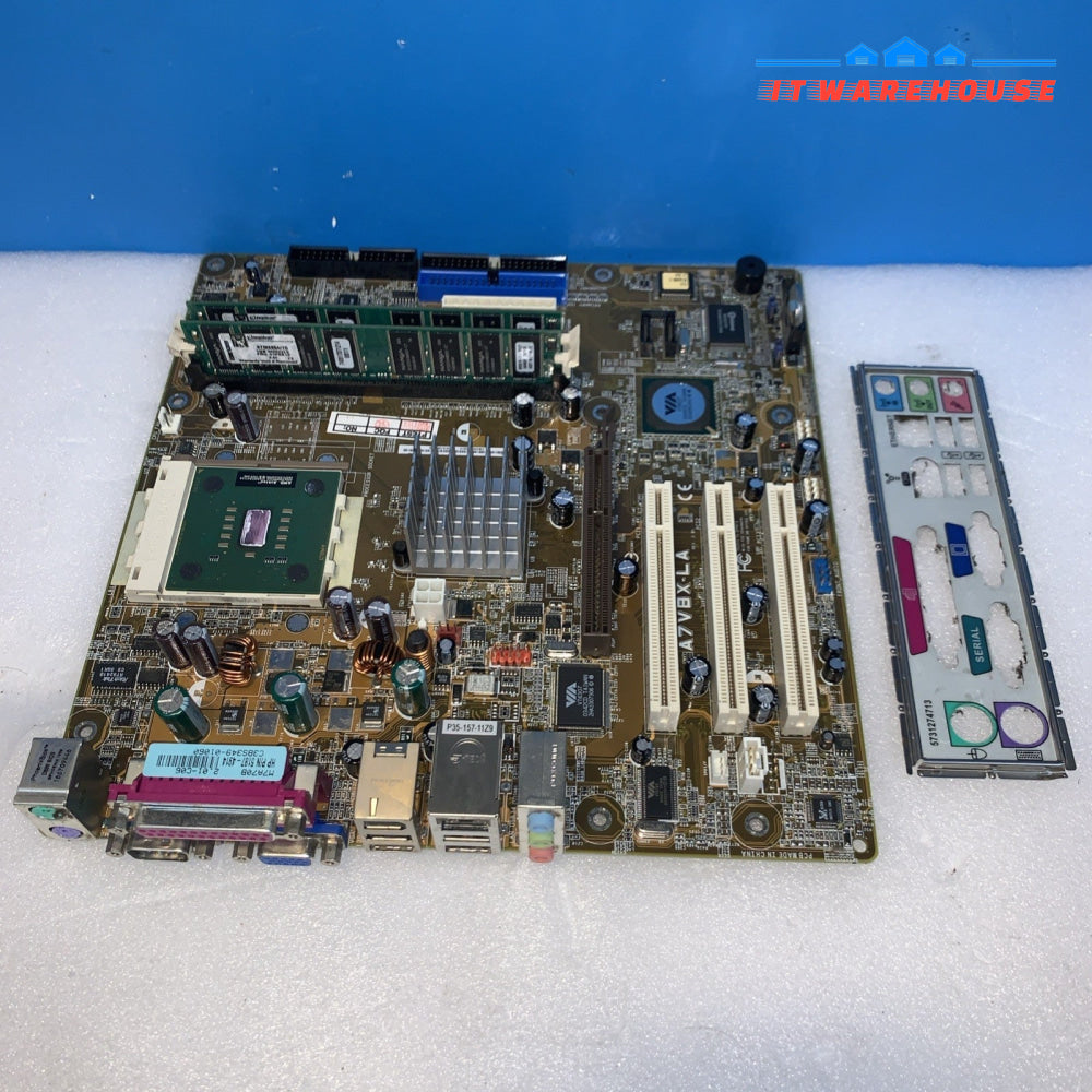 HP 5187 ASUS A7V8X-LA MOTHERBOARD + AMD ATHLON 3.0GHZ AXDA3000DKV4D CPU +2GB Ram