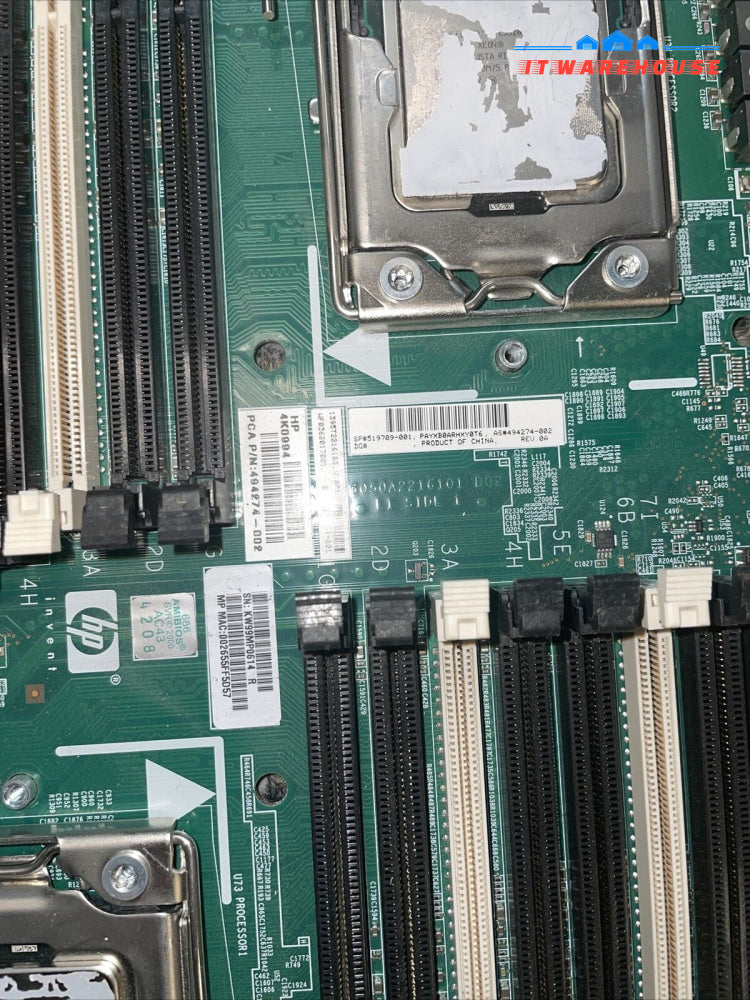 HP 519709-001 ProLiant DL160 G6 SL160z G6 Motherboard System Board/ 2x L5520 CPU