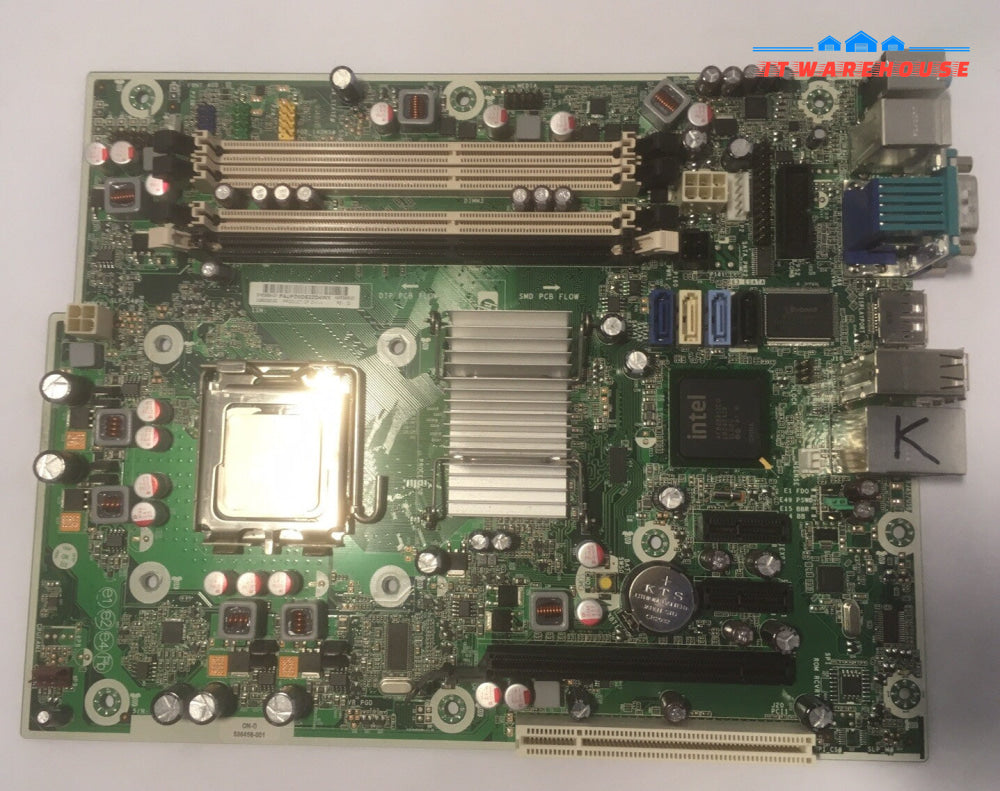+HP 536458-001 536884-001 503363-000 COMPAQ ELITE 8000 MOTHERBOARD W/ E7600 CPU