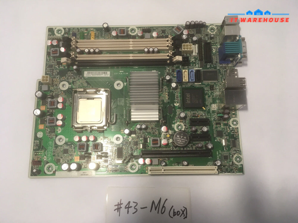 +HP 536458-001 536884-001 503363-000 COMPAQ ELITE 8000 MOTHERBOARD W/ E7600 CPU