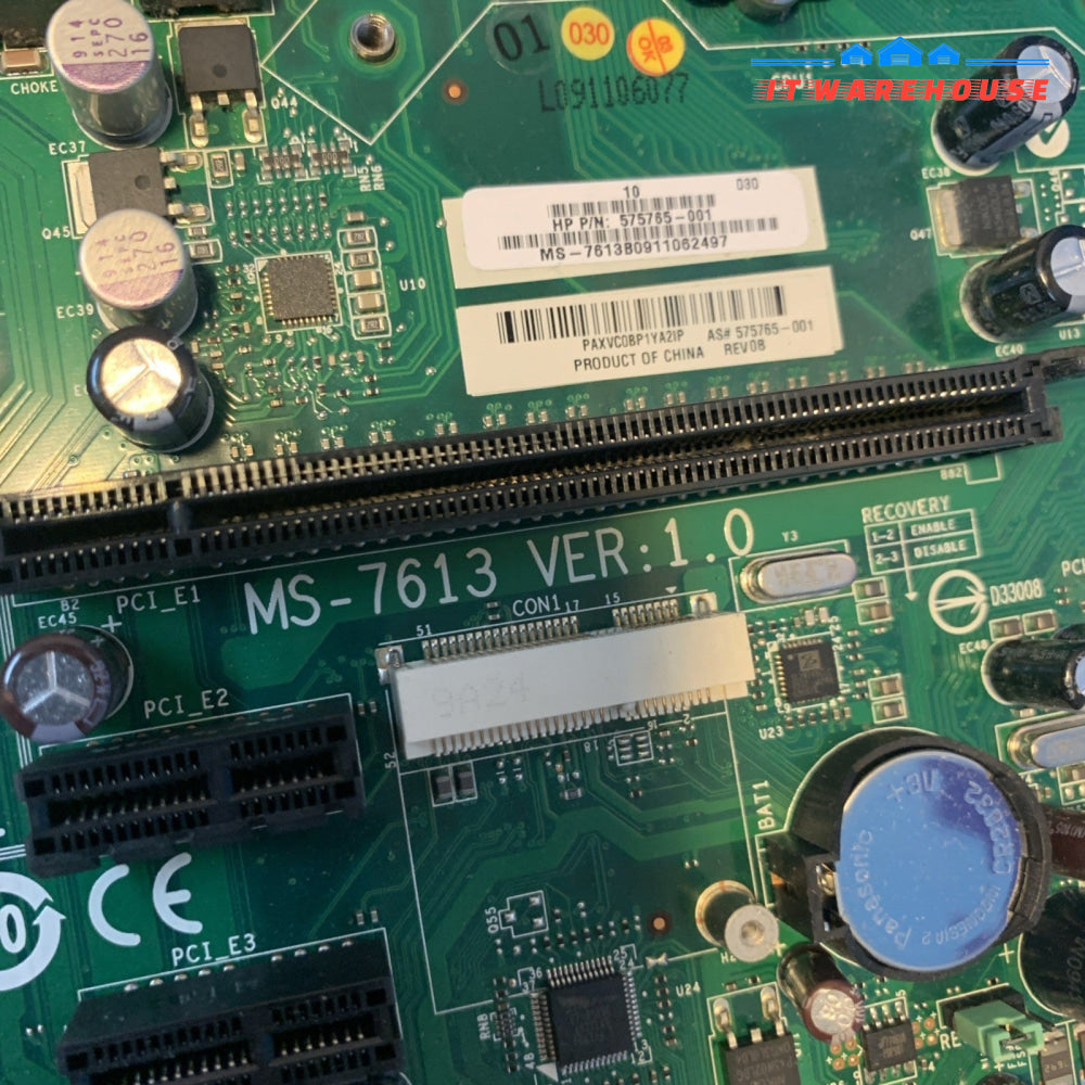 HP 575765-001  MSI MS-7613 Motherboard with Processor CPU