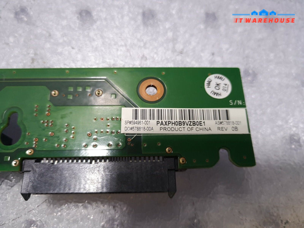 - HP 594961-001 578818-001 BL685C G7 HDD Hard Drive Backplane Board