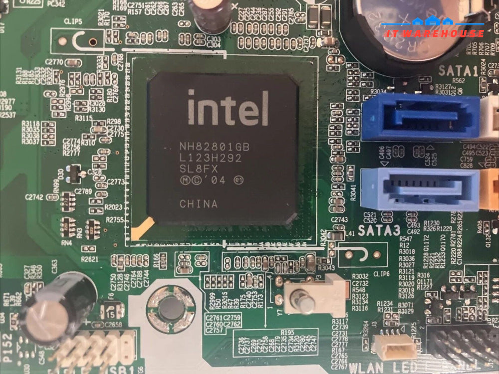 HP 608883-002 DDR3 Socket775 Motherboard H-IG41-uATX W/ Intel E5800 CPU & Plate~