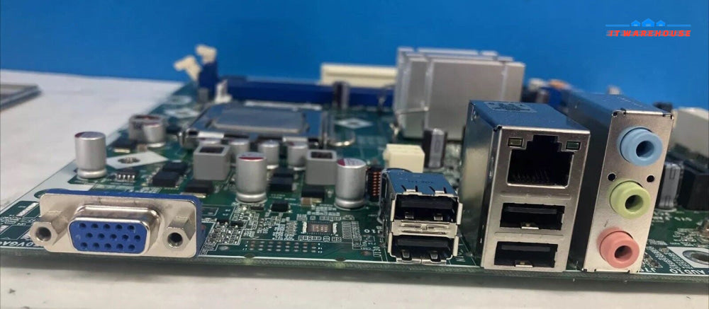 HP 608883-002 DDR3 Socket775 Motherboard H-IG41-uATX W/ Intel E5800 CPU & Plate~