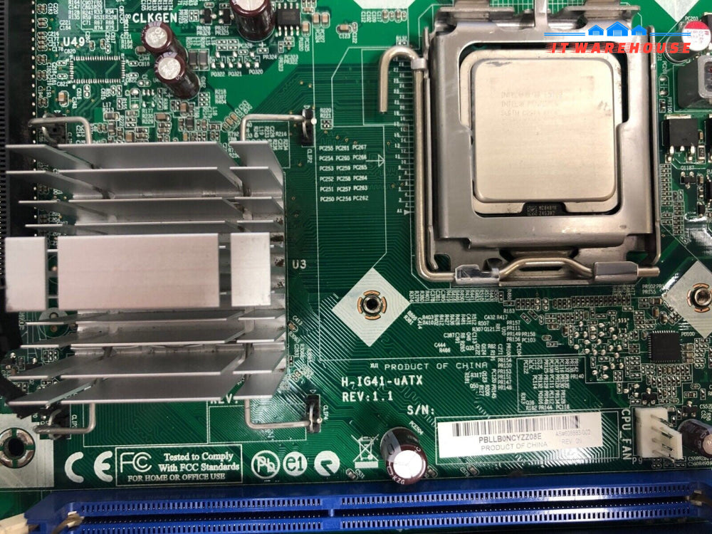~ HP 608883-002  Socket 775 Motherboard - H-IG41-uATX W/ E5700 CPU @@@