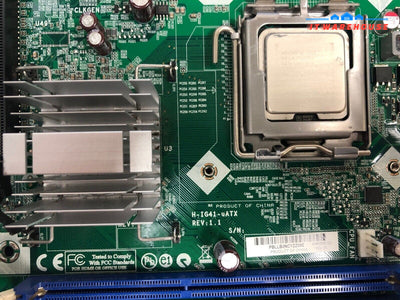 ~ HP 608883-002  Socket 775 Motherboard - H-IG41-uATX W/ E5700 CPU @@@
