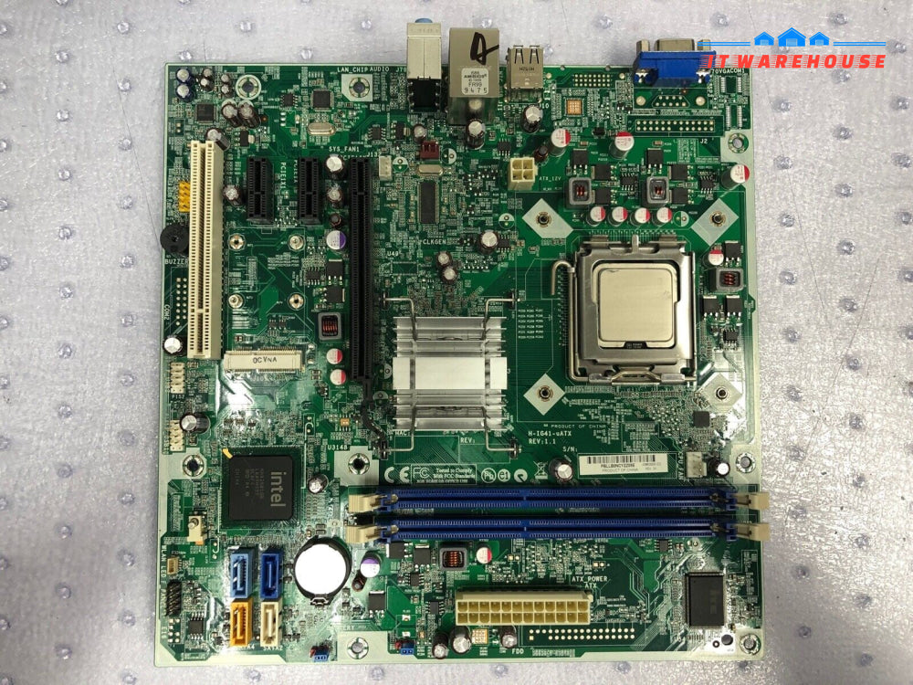~ HP 608883-002  Socket 775 Motherboard - H-IG41-uATX W/ E5700 CPU @@@