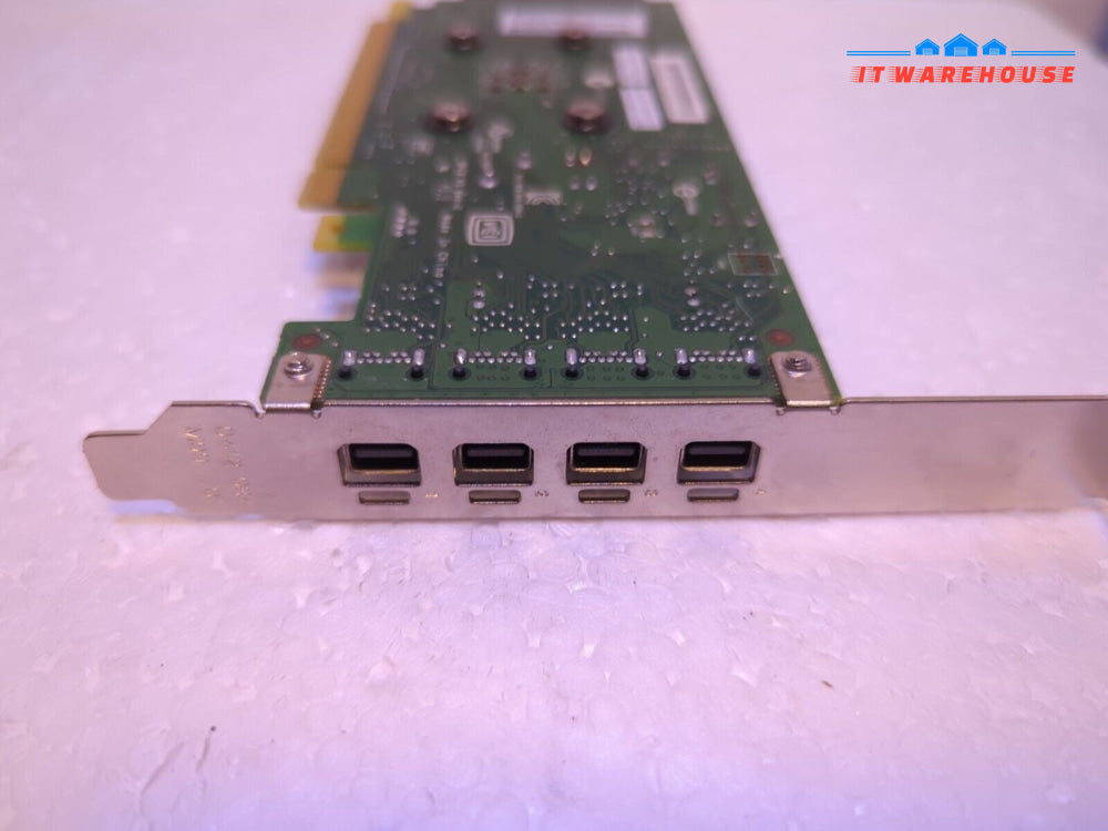 HP 721795-001 NVIDIA Quadro NVS 510 2GB DDR3 4x Mini DP Full Profile Video Card-