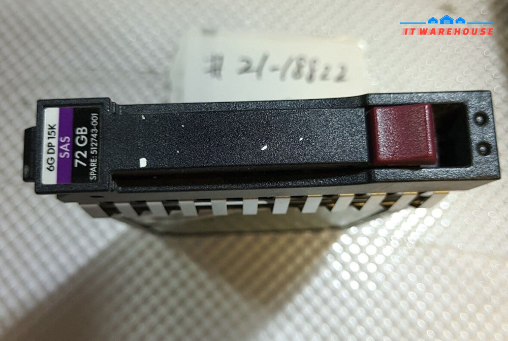 - Hp 72Gb 15K 6Gbp/S Sas 2.5’ Server Hdd Eh0072Fawja 512544-003 9Ft066 @@@