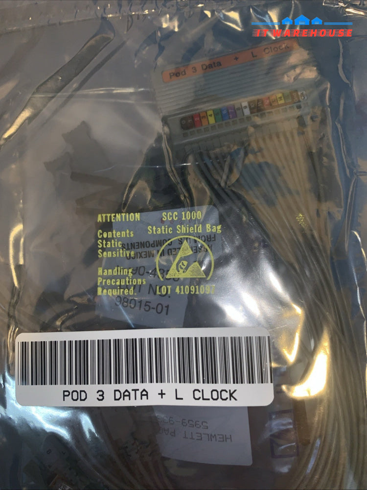 HP Agilent POD 3 DATA + L Clock Probe Cable
