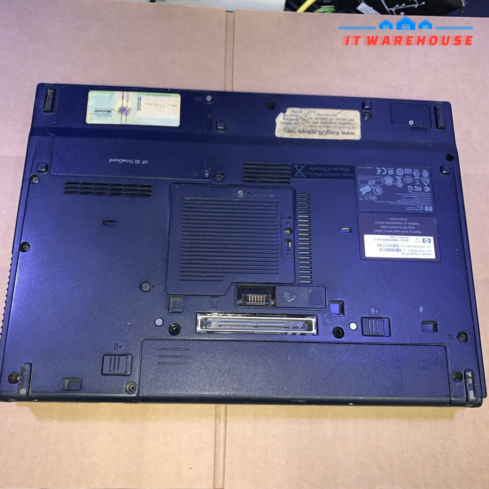 HP Compaq 6510b Intel Core 2 Duo T7300 2GB RAM 14" 750GB Windows XP SP3