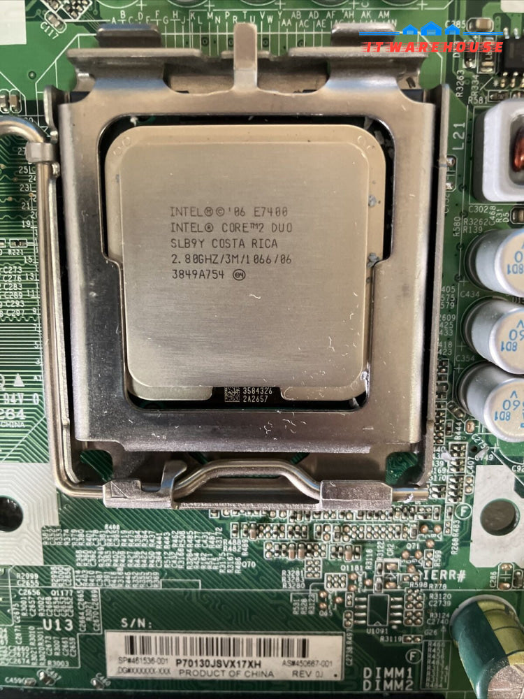HP Compaq dc5800 LGA 775 DDR2 461536-001 Motherboard With Intel Core 2 Duo CPU ~
