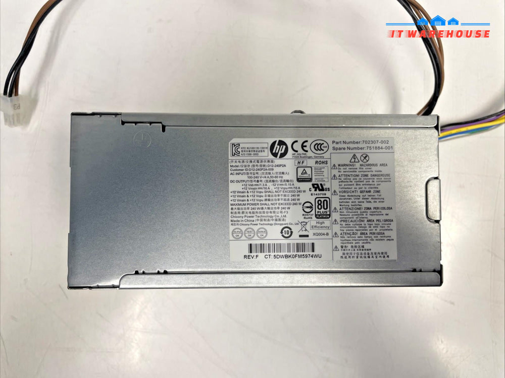 HP D12-240P2A 702307-002 240W  POWER SUPPLY  +