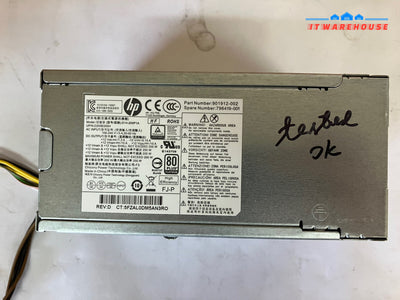 ~ HP D14-200P1A 901912-002 796419-001 200W Power Supply 80 Plus Platinum Tested