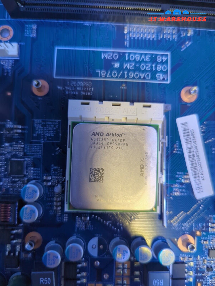 HP DA061/078L Motherboard AM2 DDR2 microATX Motherboard + AMD Athlon 64 2850 -