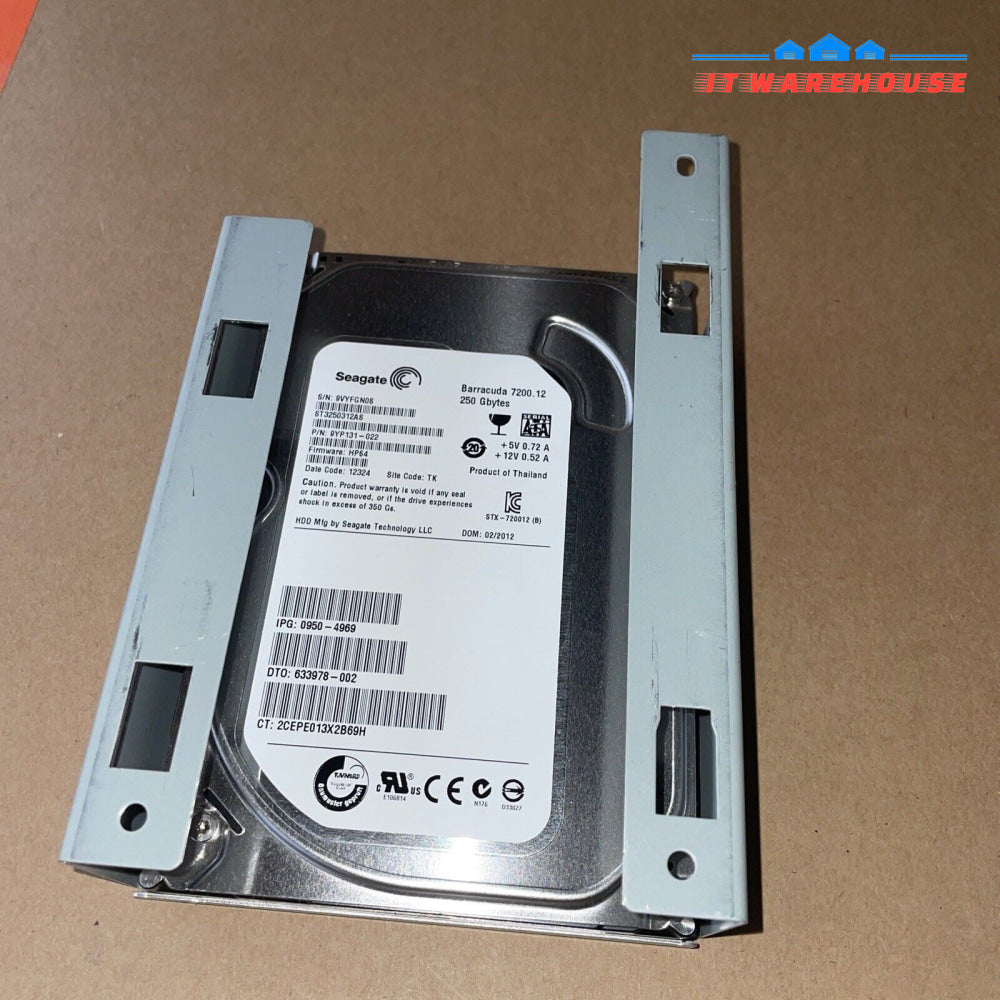 HP DesignJet  L26500 hard drive with caddy