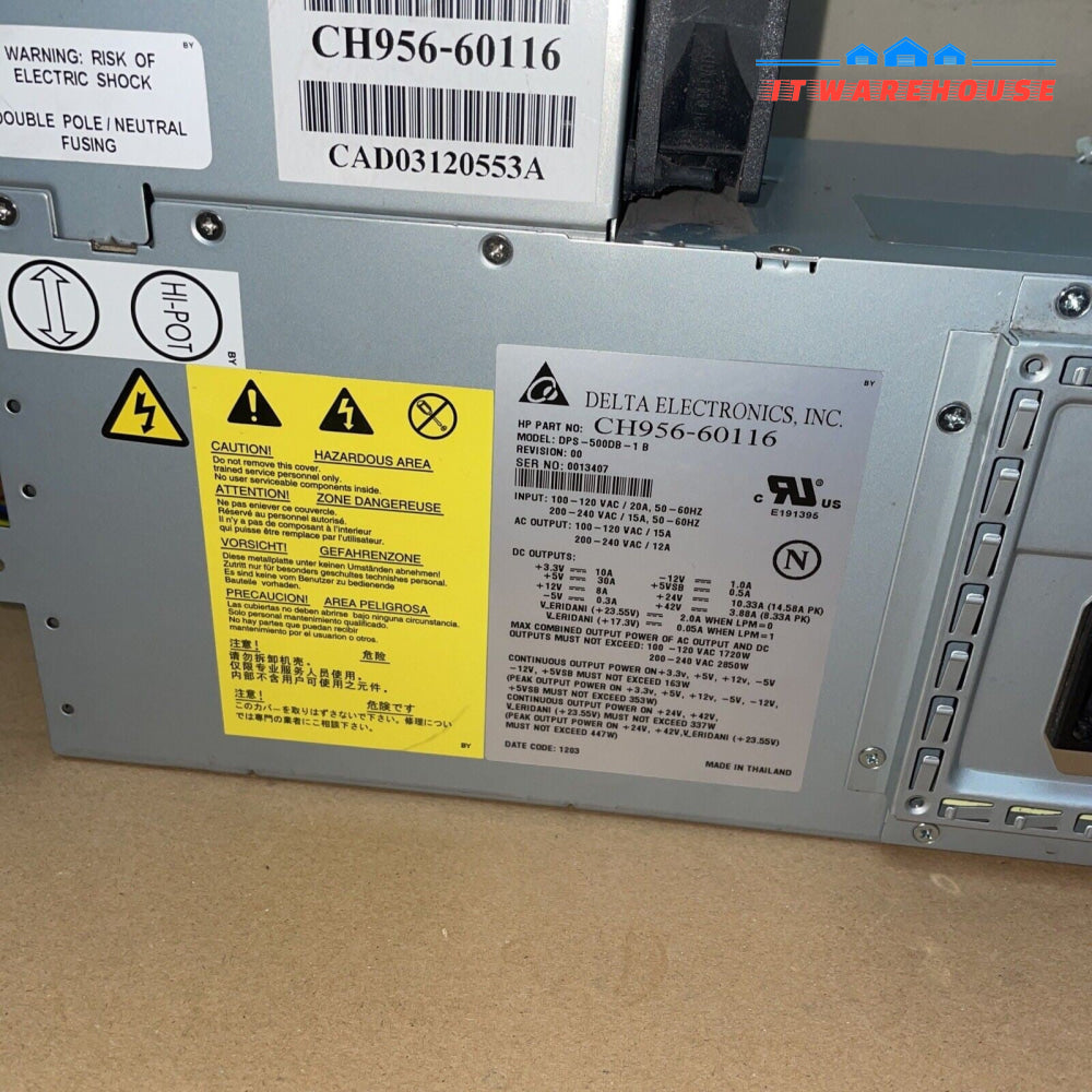 HP DesignJet  L26500 latex 260 Power Supply Unit PSU HP part # CH956 60116