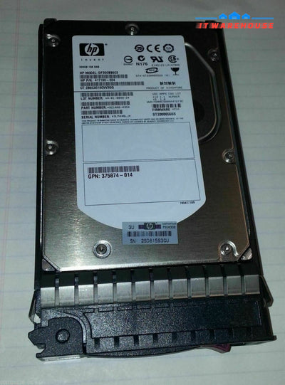 HP DF300BB6C3 417190-004 300GB 15K SAS 3.5" Hard Drive w/tray 416248-001 @@@ 