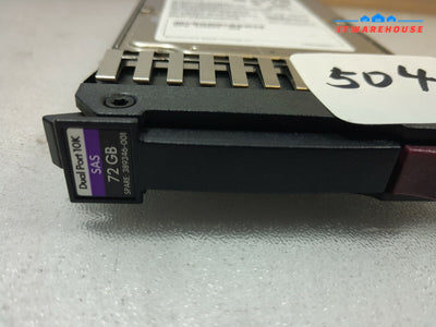 - HP DG0072BALVL 73GB 10K 2.5" SAS Server Hard Drive PN:504015-001 / 375863-008