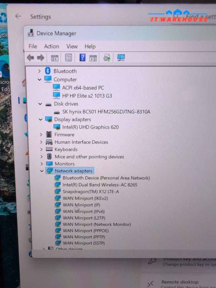 HP Elite x2 1013 G3 13" TOUCH Laptop i5-8250U/8GB RAM/256GB SSD/Win 11 (*READ) -