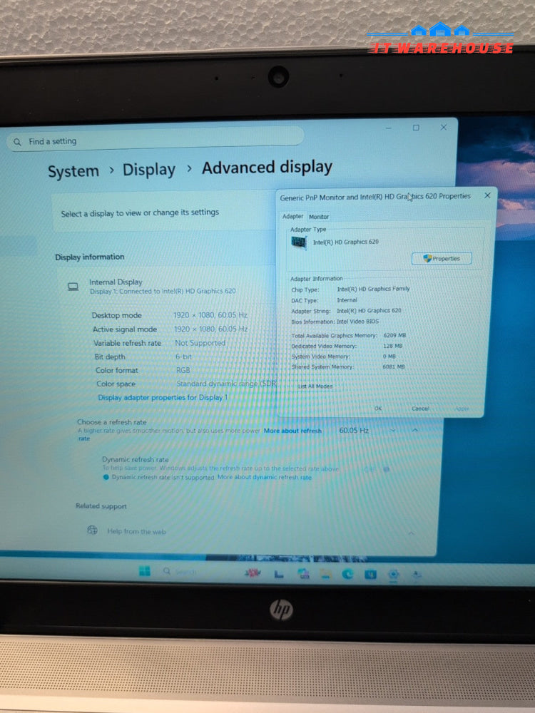 HP EliteBook 850 G4 15. 6" Laptop Core i7-7500U/12GB RAM/512GB SSD/Win11 -