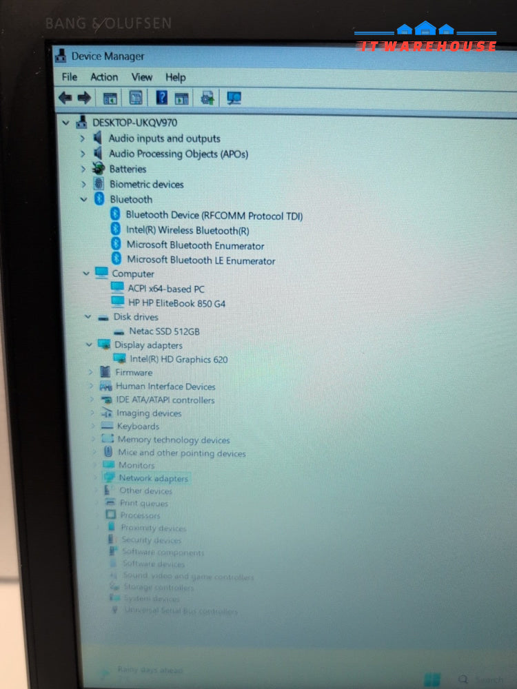 HP EliteBook 850 G4 15. 6" Laptop Core i7-7500U/12GB RAM/512GB SSD/Win11 -