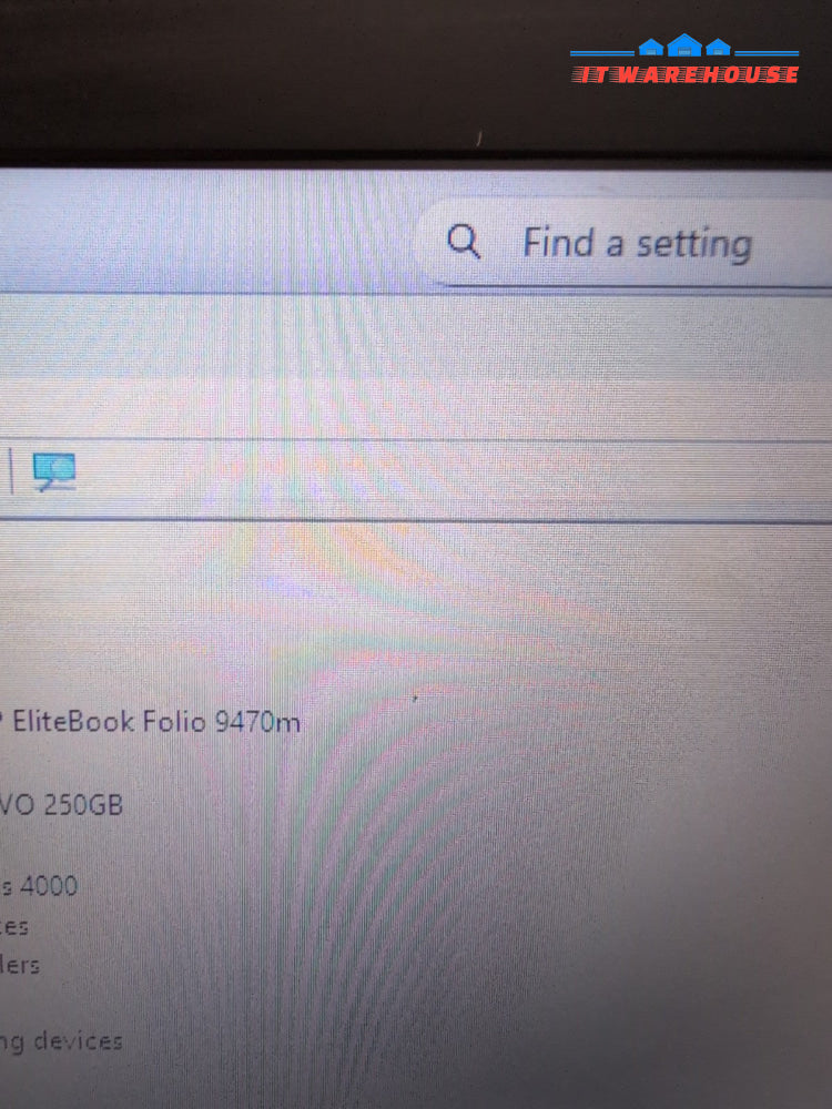 HP EliteBook Folio 9470m 14" Laptop Intel i7-3687U/8GB RAM/250GB SSD/Win11 -