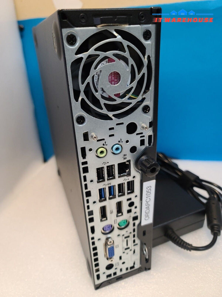 - HP EliteDesk 800 G1 USDT PC W/ i5-4570s/8GB RAM/128GB SSD/ Win 10/AC Adapter