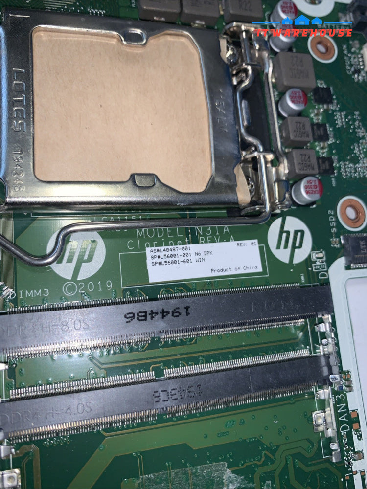 HP EliteOne 800 G5 LGA1151 AIO 23.8" Motherboard L56001-001
