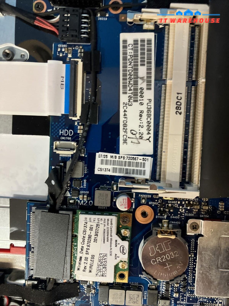 ~ HP ENVY 15 Notebook Laptop 720567 Motherboard i5-3230M CPU (No RAM) W/ Shell