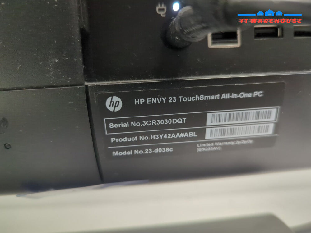 HP Envy 23 TouchSmart AlO 23’’ PC i5-3450S CPU/8GB RAM/240GB SSD /Win10 (*READ)