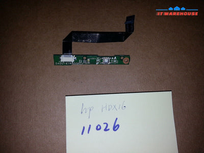 HP HDX 16 Laptop power switch button board