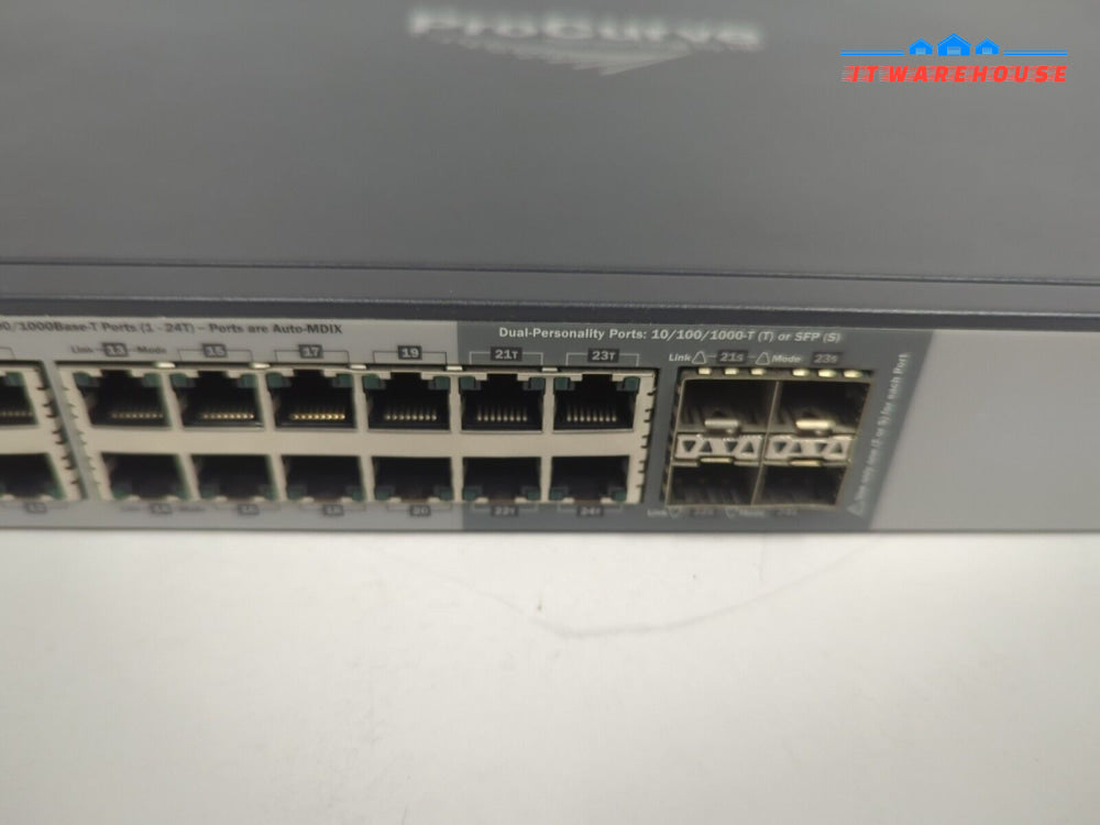 HP J9279A ProCurve Gray 10/100/1000Mbps 24-Port Gigabit Network Switch