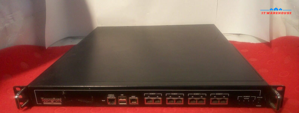 - HP JC186A TippingPoint 110 S110 IPS-100Mbs-4x Gig-T SEGMENTS